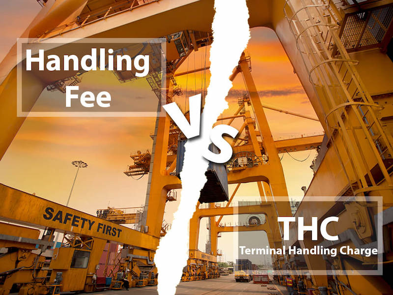 Phí handling là gì? Phân biệt giữa phí handling và THC