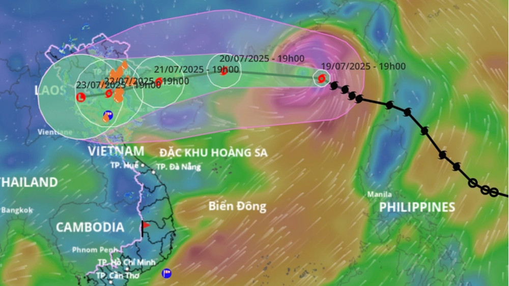 Bão số 3 cách Quảng Ninh-Hải Phòng 630km, giật cấp 15