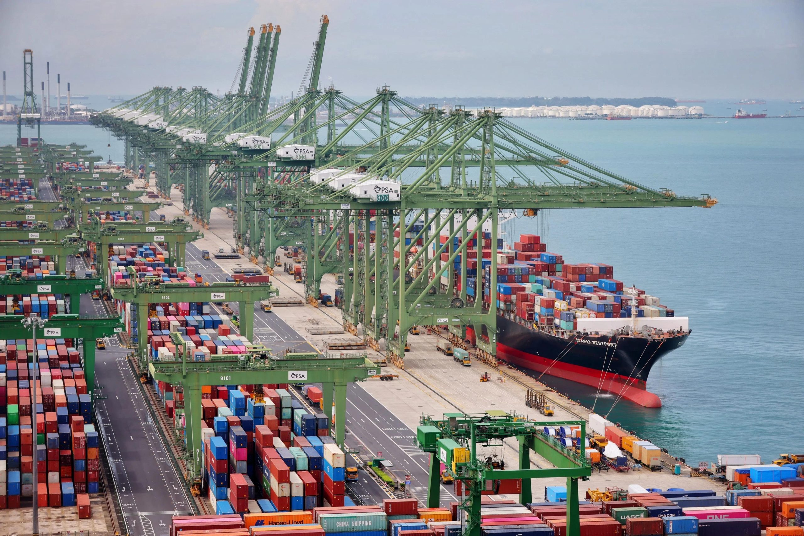 Công suất vận tải container toàn cầu chịu ảnh hưởng bởi ùn tắc cảng