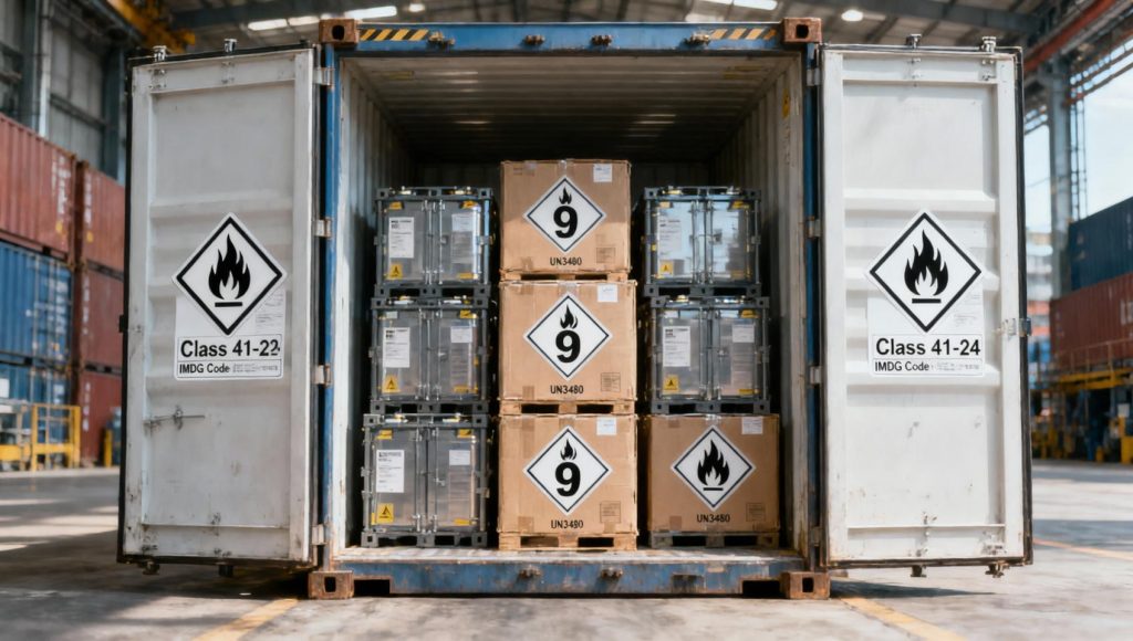 Nguy cơ cháy container do pin lithium và khoảng trống trong quy định an toàn