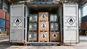 Nguy cơ cháy container do pin lithium và khoảng trống trong quy định an toàn