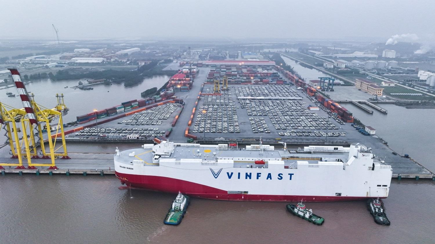 VinFast xuất khẩu lô xe thứ 38 bằng đường biển sang châu Âu và Đông Nam Á